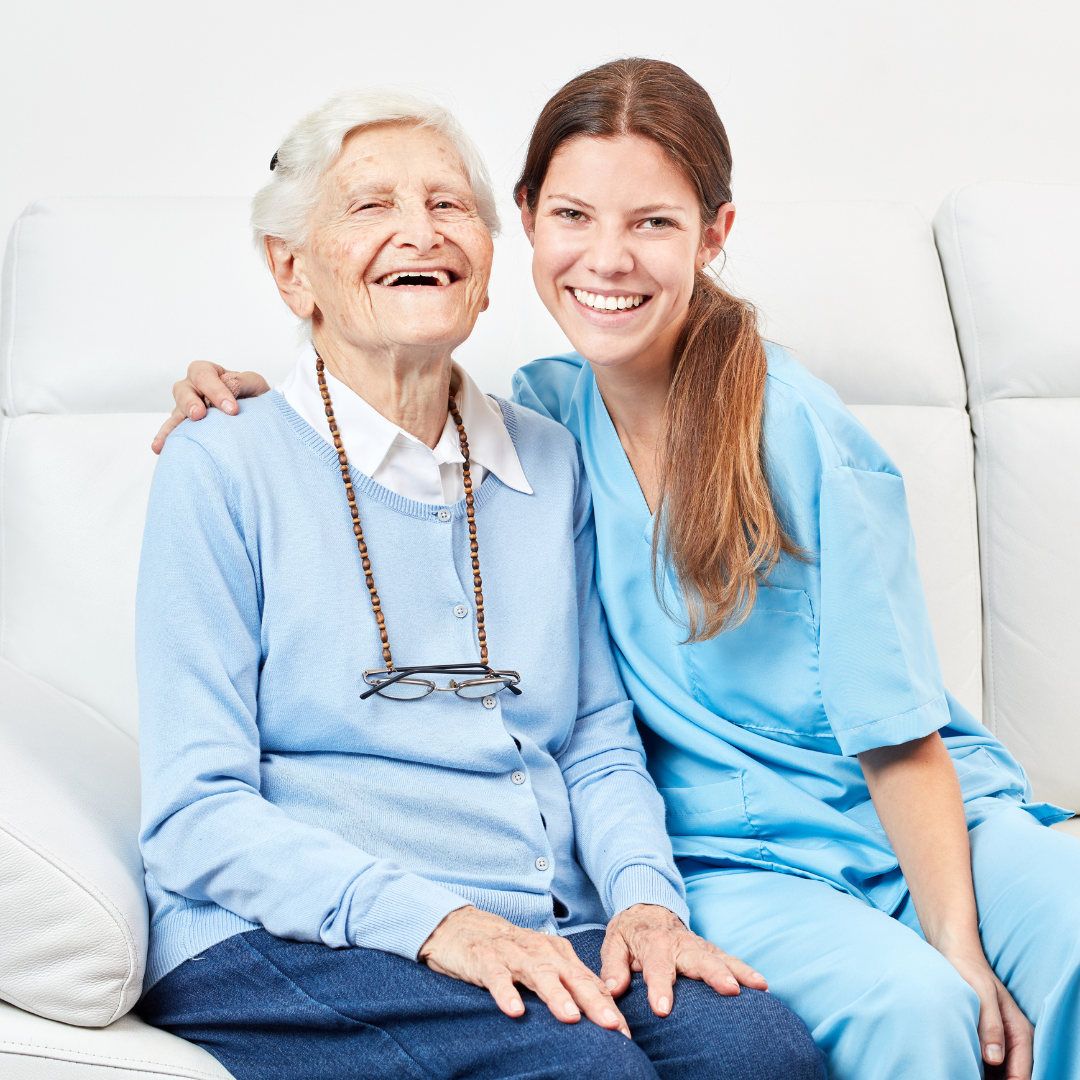 Zdravotnícky personál práca v domove dôchodcov Rakúsko